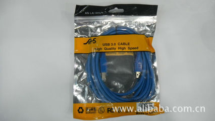專業解析 安萊順USB3.0 AF/BF打印線材，全銅材質保障高速穩定傳輸